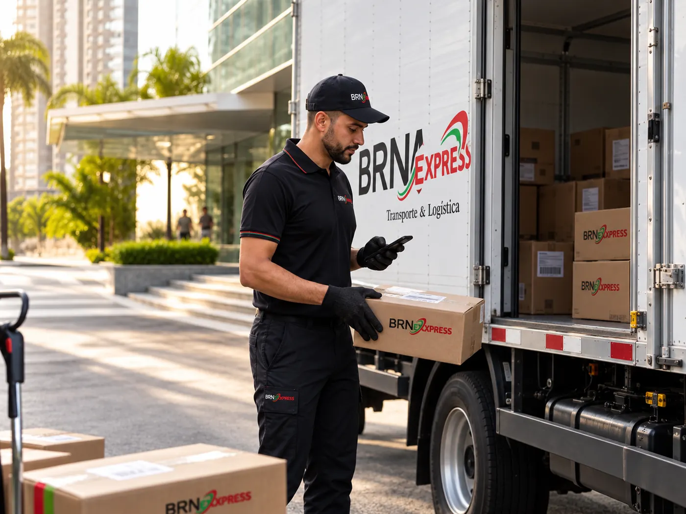 Entrega rápida da BRN Express